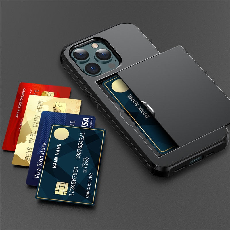 CardCasePro™ - iPhone-fodral med korthållare