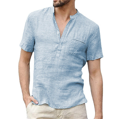 VTime™ - Casual skjorta i linne och bomull
