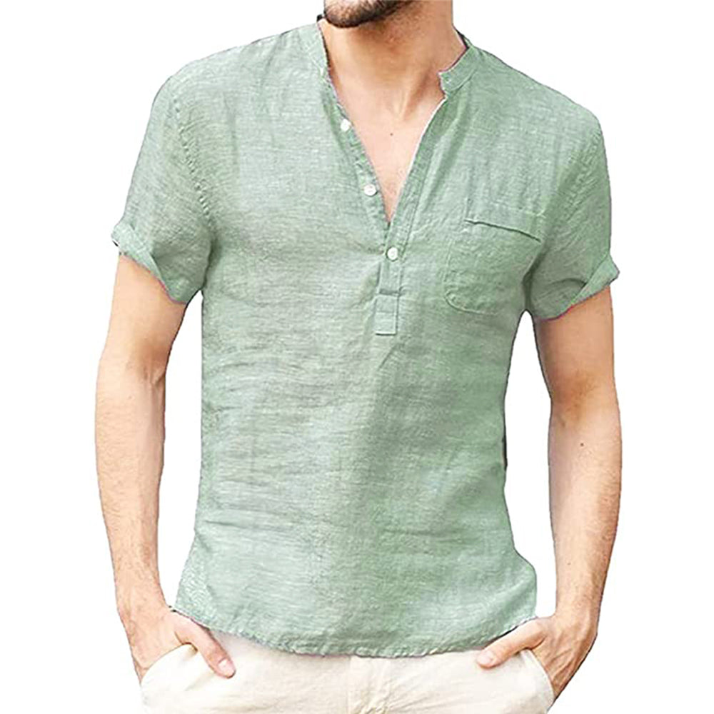VTime™ - Casual skjorta i linne och bomull